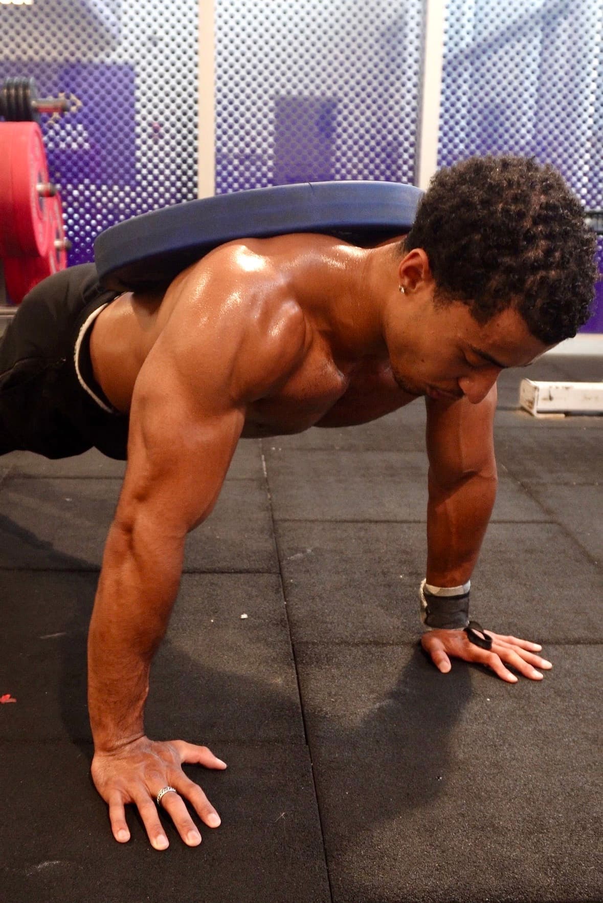 Creator training in the gym